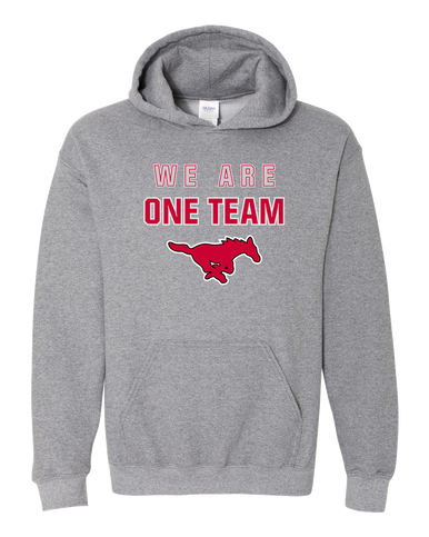 North Shore Mustangs We Are One Team Men's Hoodie