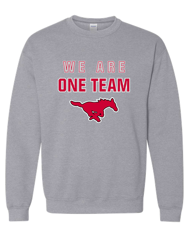 North Shore Mustangs We Are One Team Men's Sweatshirt