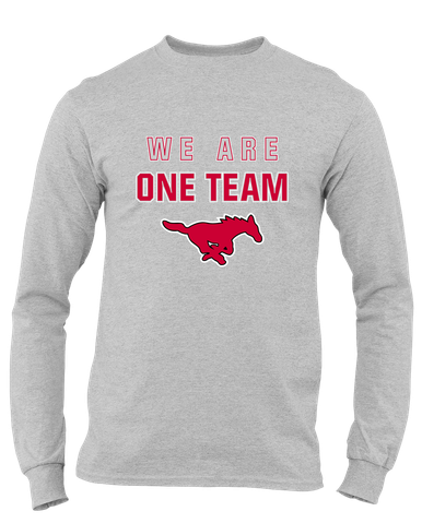 North Shore Mustangs We Are One Team Men's Premium LS T-Shirt