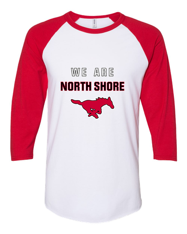 North Shore Mustangs We Are Women's Baseball T-Shirt