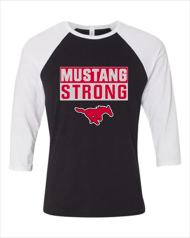 North Shore Mustangs Strong #1 Women's Baseball T-Shirt
