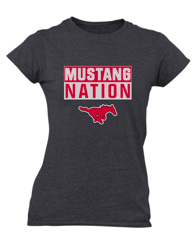 North Shore Mustangs Nation #1 Women's Premium SS T-Shirt