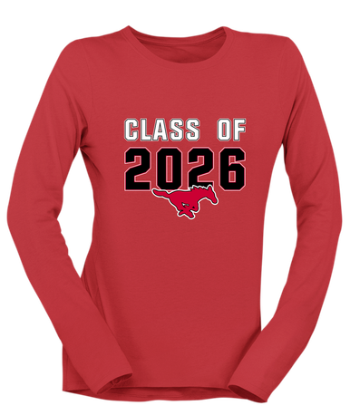 North Shore Mustangs Class of 2026 Women's LS T-Shirt