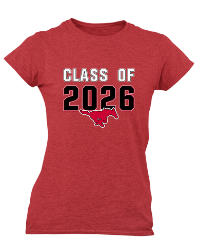 North Shore Mustangs Class of 2026 Women's SS T-Shirt