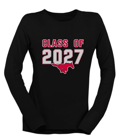 North Shore Mustangs Class of 2027 Women's Premium LS T-Shirt