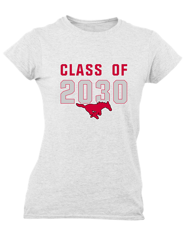 North Shore Mustangs Class of 2030 Women's SS T-Shirt