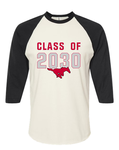 North Shore Mustangs Class of 2030 Women's Baseball T-Shirt