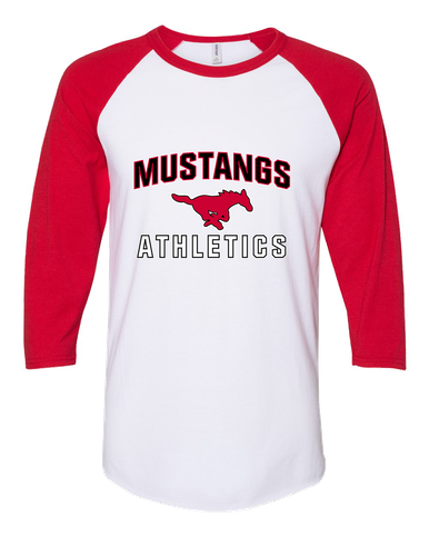 North Shore Mustangs Athletics Women's Baseball T-Shirt