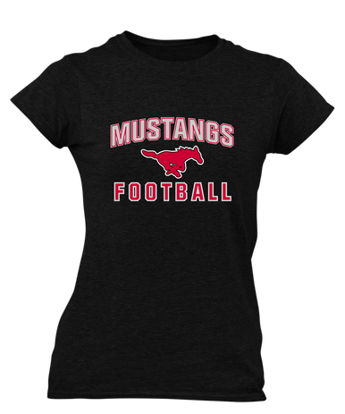 North Shore Mustangs Football #1 Women's Premium SS T-Shirt