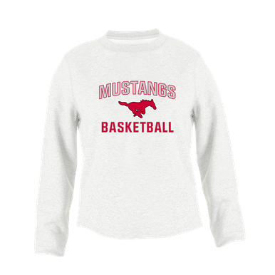 North Shore Mustangs Basketball #1 Women's Sweatshirt