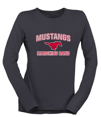 North Shore Mustangs Marching Band Women's Premium LS T-Shirt