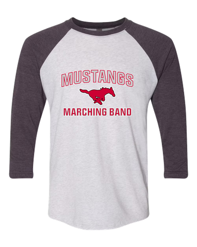 North Shore Mustangs Marching Band Women's Baseball T-Shirt