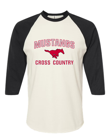 North Shore Mustangs Cross Country Women's Baseball T-Shirt