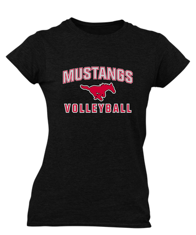 North Shore Mustangs Volleyball Women's Premium SS T-Shirt