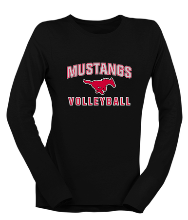 North Shore Mustangs Volleyball Women's Premium LS T-Shirt
