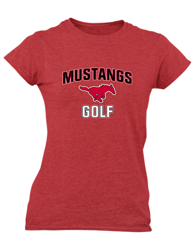 North Shore Mustangs Golf Women's SS T-Shirt