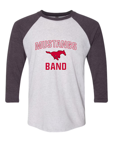 North Shore Mustangs Band # 1 Men's Baseball T-Shirt