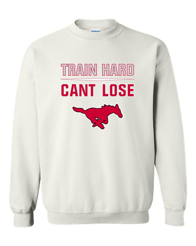 North Shore Mustangs Train Hard, Can't Lose Men's Sweatshirt