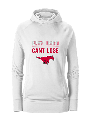 North Shore Mustangs Play Hard, Can't Lose Women's Hoodie