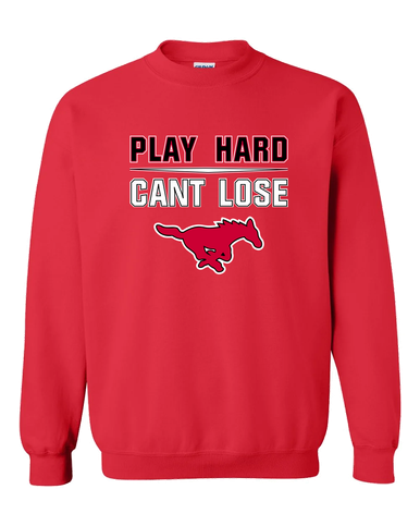 North Shore Mustangs Play Hard, Can't Lose Men's Sweatshirt