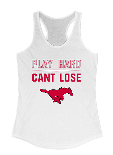 North Shore Mustangs Play Hard, Can't Lose Women's Tank Top