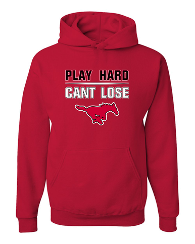 North Shore Mustangs Play Hard, Can't Lose Men's Premium Hoodie