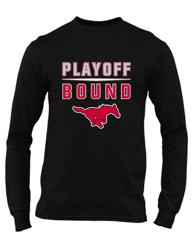 North Shore Mustangs Playoff Bound Men's LS T-Shirt