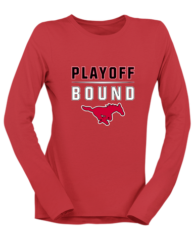 North Shore Mustangs Playoff Bound Women's Premium LS T-Shirt