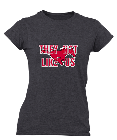 North Shore Mustangs They Not Like Us #2 Women's Premium SS T-Shirt