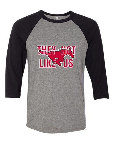 North Shore Mustangs They Not Like Us #2 Men's Baseball T-Shirt