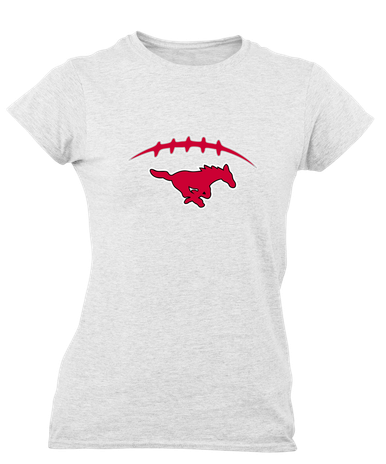 North Shore Mustangs Football #2 Women's SS T-Shirt