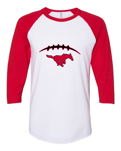 North Shore Mustangs Football #2 Men's Baseball T-Shirt