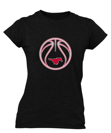 North Shore Mustangs Basketball #2 Women's Premium SS T-Shirt