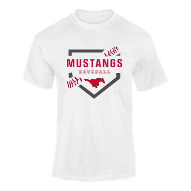 North Shore Mustangs Baseball #2 Men's SS T-Shirt
