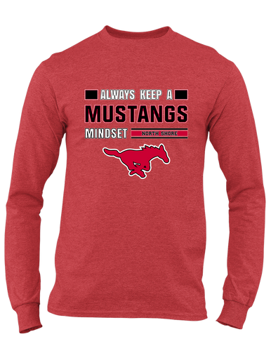 North Shore Mustangs Mindset Men's LS T-Shirt