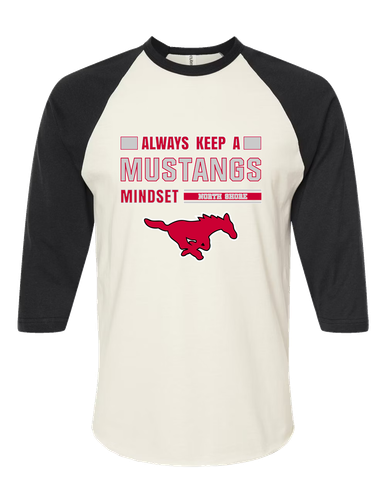 North Shore Mustangs Mindset Women's Baseball T-Shirt