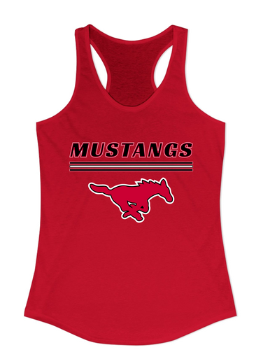 North Shore Mustangs Mascot #8 Women's Tank Top