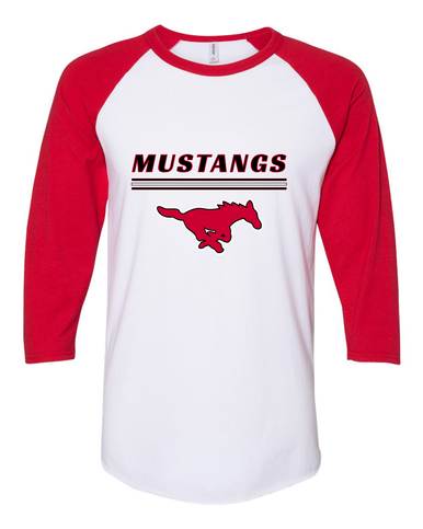 North Shore Mustangs Mascot #8 Women's Baseball T-Shirt