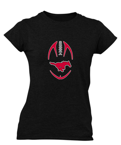 North Shore Mustangs Football #4 Women's Premium SS T-Shirt