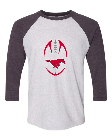 North Shore Mustangs Football #4 Men's Baseball T-Shirt