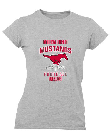 North Shore Mustangs Football #6 Women's SS T-Shirt