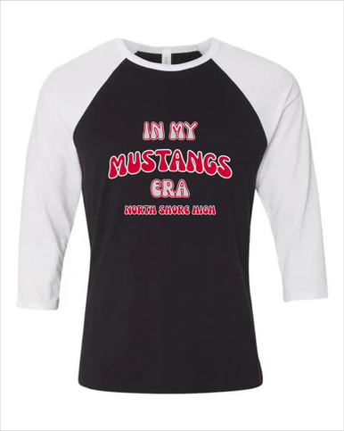 North Shore Mustangs Era #2 Women's Baseball T-Shirt
