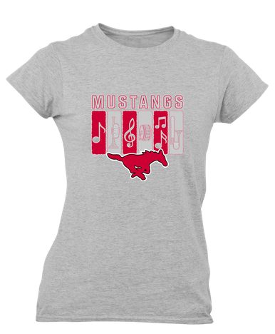 North Shore Mustangs Band # 2 Women's Premium SS T-Shirt