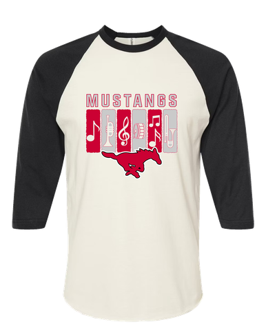 North Shore Mustangs Band # 2 Men's Baseball T-Shirt