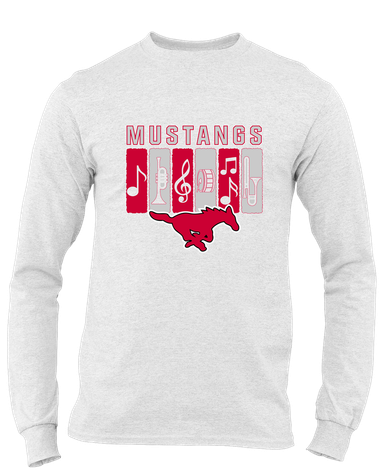 North Shore Mustangs Band # 2 Men's Premium LS T-Shirt