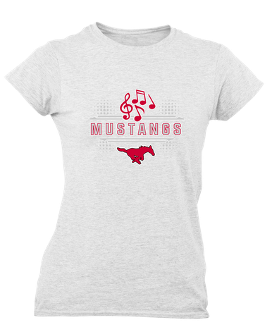 North Shore Mustangs Band # 3 Women's Premium SS T-Shirt