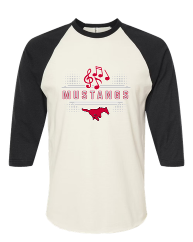 North Shore Mustangs Band # 3 Women's Baseball T-Shirt