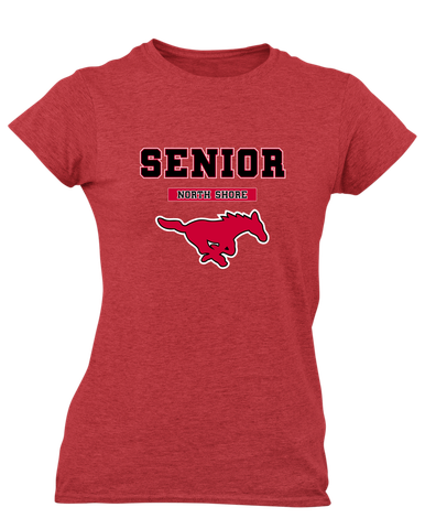 North Shore Mustangs Senior #2 Women's Premium SS T-Shirt