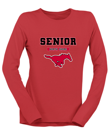 North Shore Mustangs Senior #2 Women's Premium LS T-Shirt