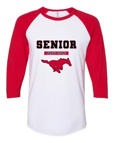North Shore Mustangs Senior #2 Women's Baseball T-Shirt